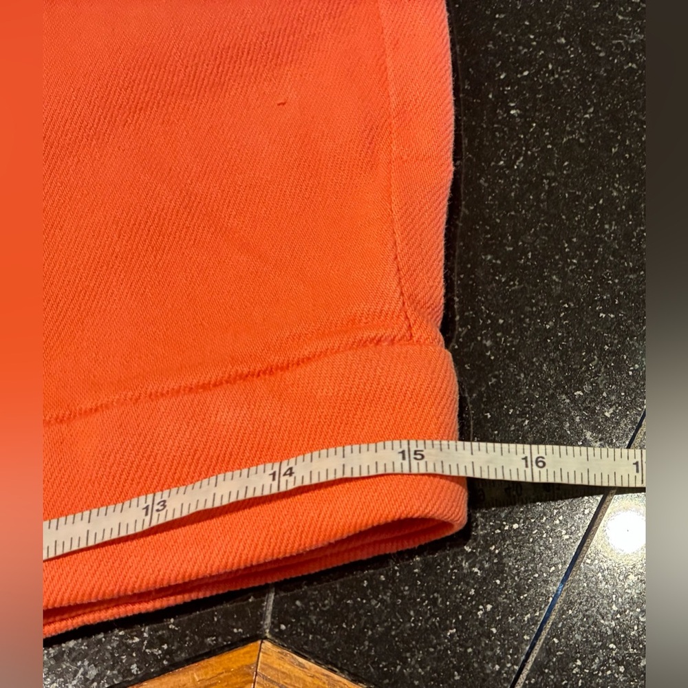Anthropologie Pilcro Pants The Skipper Side Zip Wide Leg Coral SZ. 30 NWT - Picture 9 of 16